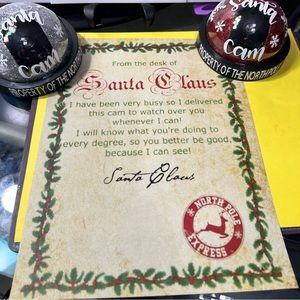 Santa cam make the kids think Santa watching them better be good